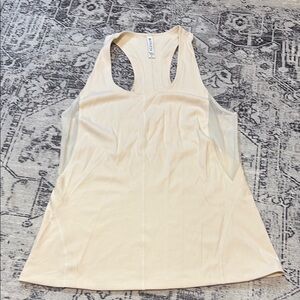 Athleta Beige Racerback Tank Top